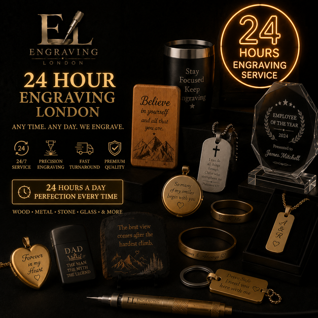 24 hour engraving London service