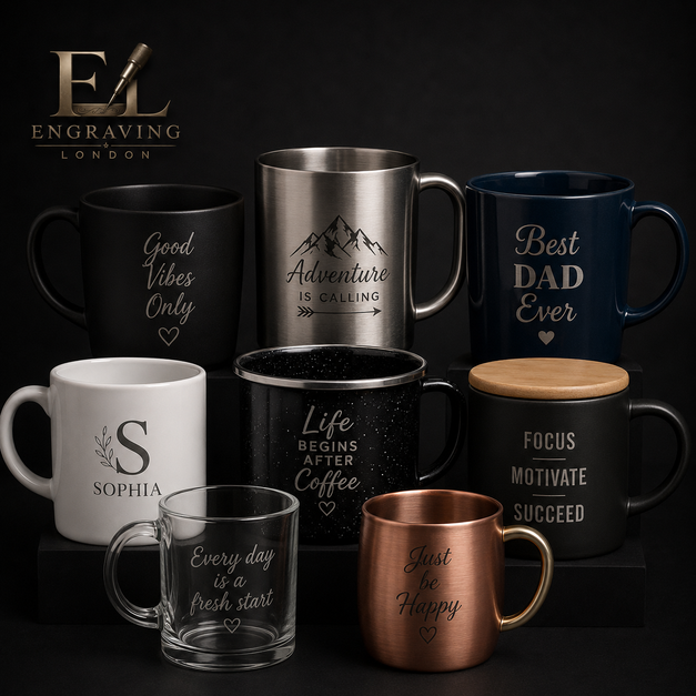 Coffee Mug Engraving London