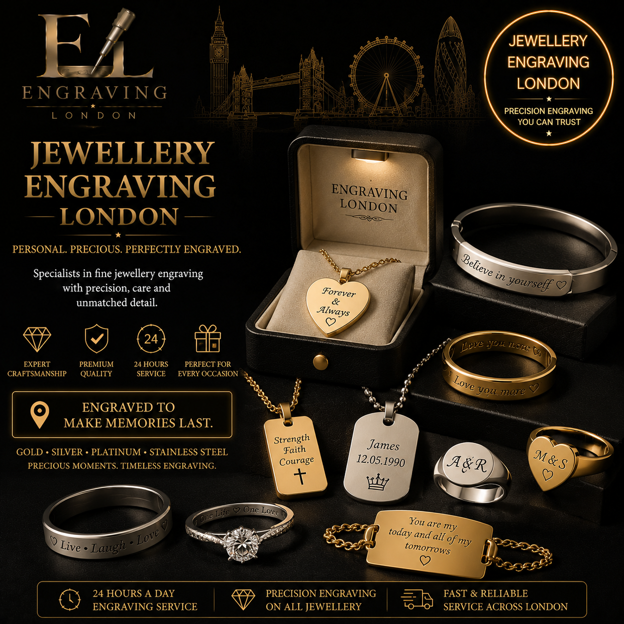 Jewellery Engraving London