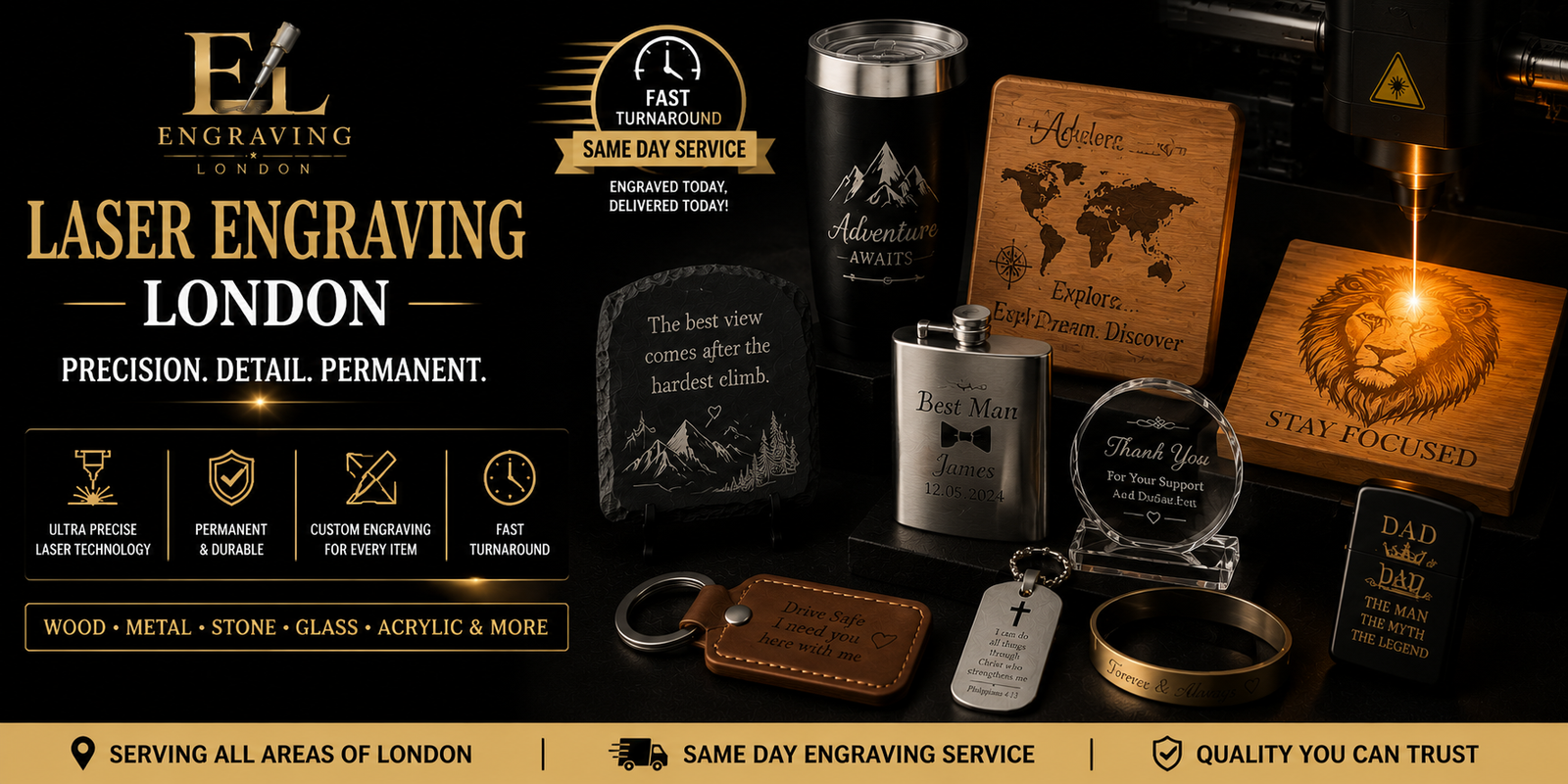 Laser Engraving London