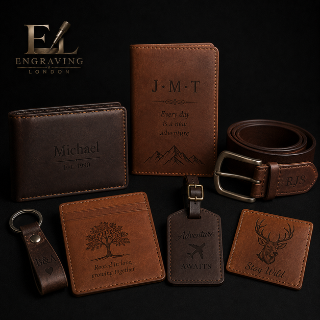Leather engraving London