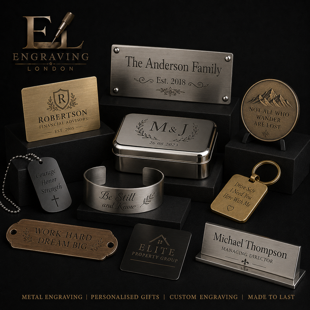 Metal engraving London