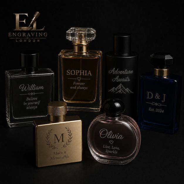 Perfume engraving London