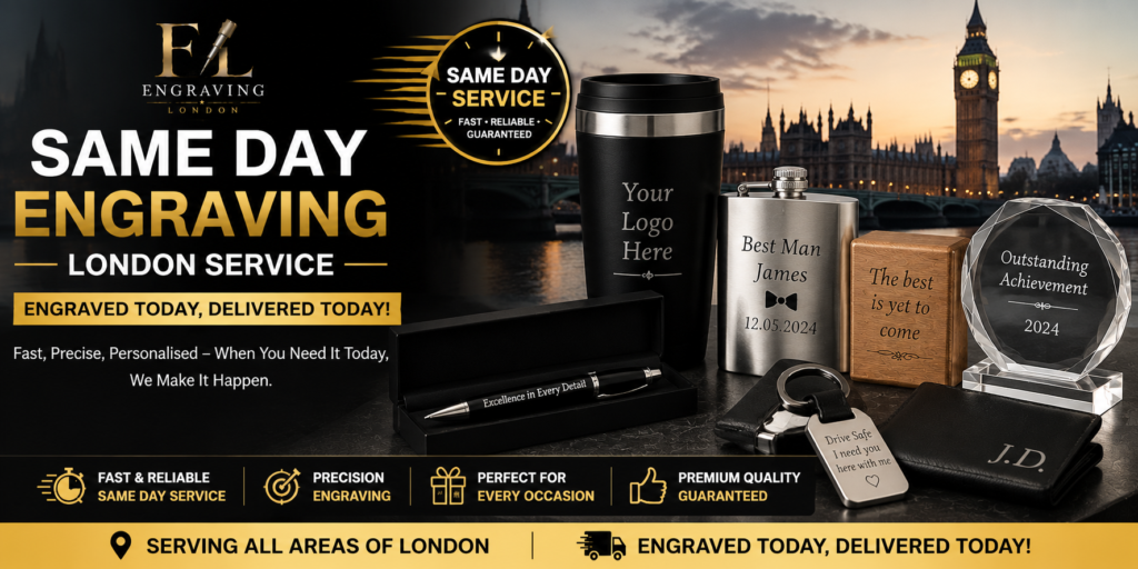 Same Day Engraving London Service