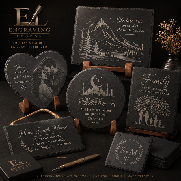Slate engraving London