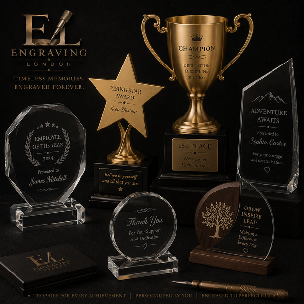 Trophy engraving London
