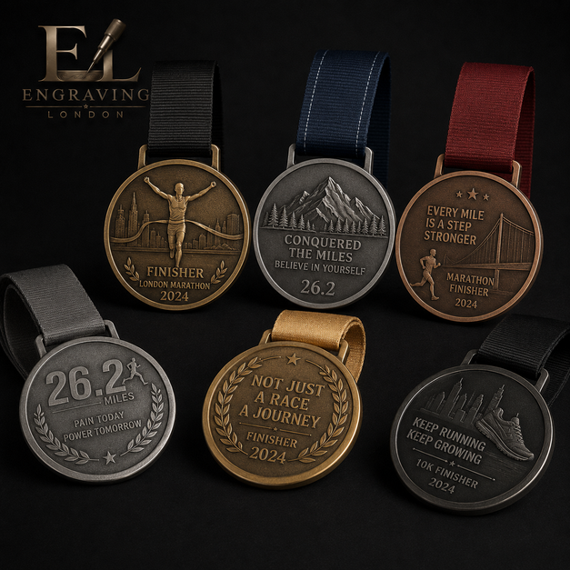 free medal engraving London marathon